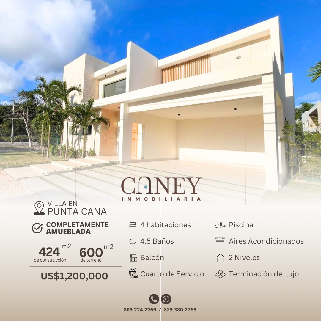 Villa Amueblada - Punta Cana